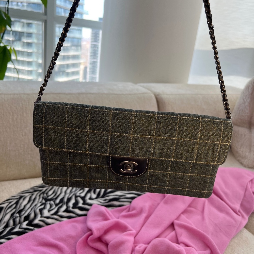 Chanel Denim Chocolate Bar Bag